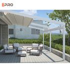 Moderno de aluminio retractable de los toldos de la casa del patio al aire libre flexible motorizado