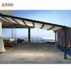 Fácil instale el soporte lateral retractable del techo de la pérgola de aluminio revestida al aire libre del polvo