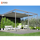Colocación libre de la pérgola del Gazebo de aluminio moderno impermeable del patio teledirigido