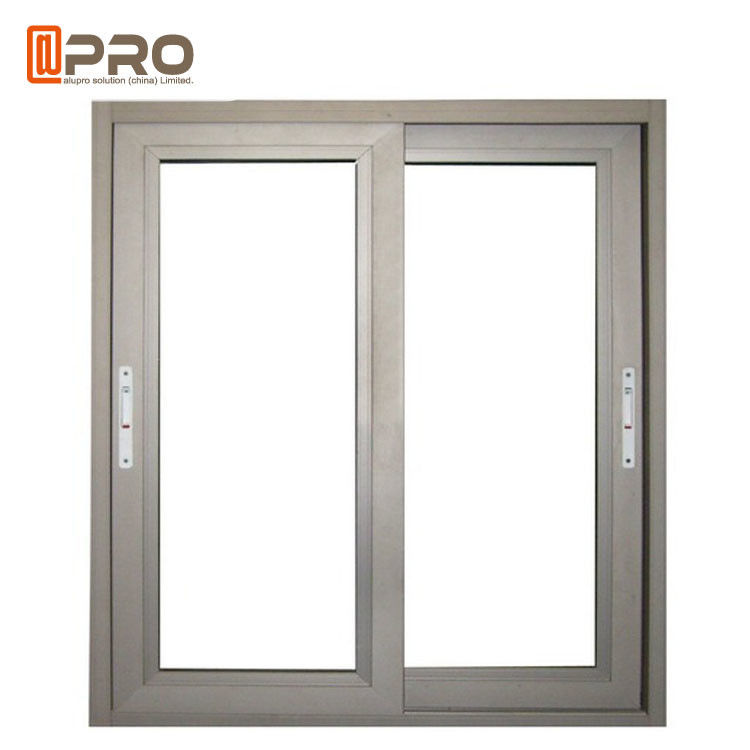El pequeño retrete Windows de desplazamiento de aluminio del aislamiento sano pulveriza la puerta vertical de capa de la ventana de desplazamiento del precio de la ventana de desplazamiento