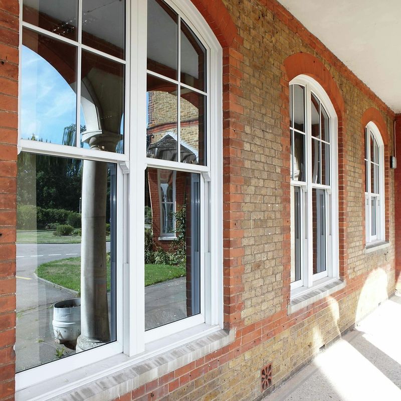 Hung Aluminum Sash Windows satinado doble o simple/abertura vertical Windows