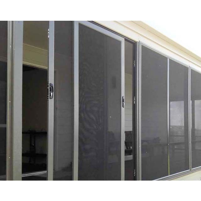 Libres plisados enredan la puerta deslizante de la pantalla de aluminio de la mosca de 12m m