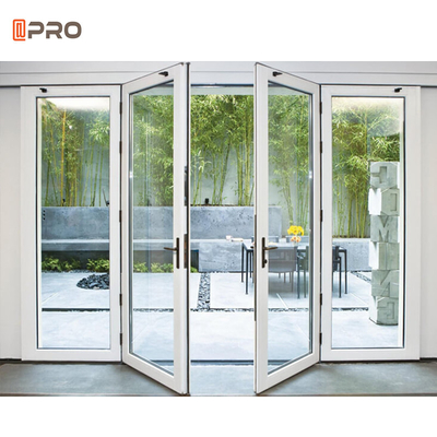 Modifique las puertas con bisagras de aluminio de vidrio oscilantes para requisitos particulares del tamaño con el marco de acero y vidrio de la cerradura