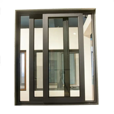 Ventanas deslizantes de aluminio abiertas verticales con pantalla de vidrio ventanas deslizantes renovación para casa