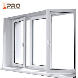 marco de aluminio Windows del perfil 6063-T5 con las ventanas plegables de aluminio modificadas para requisitos particulares del tamaño de la doble vidriera